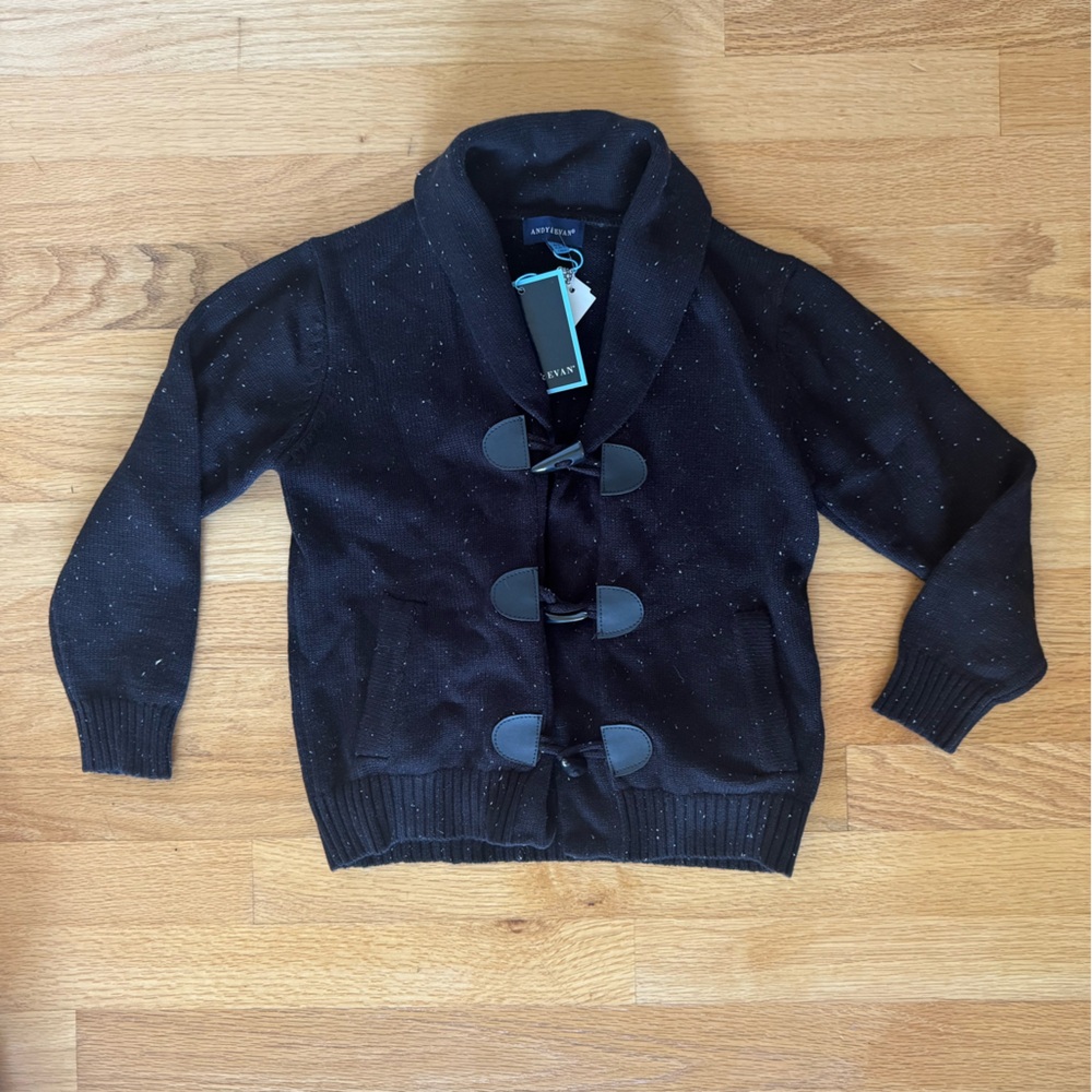 Andy & Evan Kids/Boys Knit Toggle Cardigan